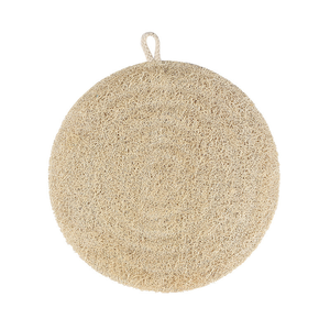 Tapis de cuisson vapeur en loofah beige réutilisable antiadhésif de 20 cm, pliable, pour la cuisson vapeur des raviolis et du poisson, outil de pâtisserie - Product Image 1
