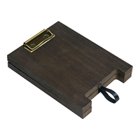Support de menu en bois FSC&BSCI avec support, porte-panneau de table pour restaurant, café, bureau