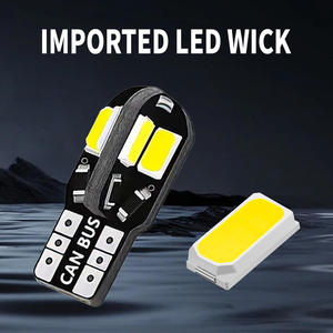Éclairage intérieur automobile LED T10 168 194 Canbus 5630 8SMD avec lampe de lecture pour plaque d'immatriculation - Product Image 2