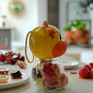 Bâtonnets de fruits naturels, dessin animé, multicolores, rafraîchissants, goût sucré, gelée de fruits, pudding, infusé de glucose, certifié halal, en sachet - Product Image 6