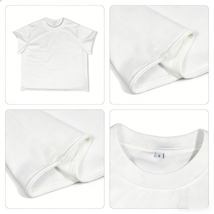 Camiseta con Logotipo Personalizado, 250GSM, Oversize, Corte Recto, 100% Algodón, Estampado Flocado, Hombros Caídos, Corte Regular, Estilo Urbano - Product Image 4
