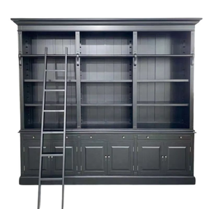 Puerta Escritorio Oficina Estante de esquina Estantería Niño Sólido Girar Estantería de madera moderna con cajón - Product Image 2