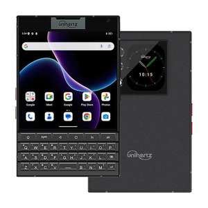 Téléphone original Unihertz Titan 2 avec <span class=keywords><strong>clavier</strong></span> <span class=keywords><strong>physique</strong></span> QWERTY, 12 Go + 512 Go, empreinte digitale, 4,5 pouces + 2 pouces, Android 15, 5G - Product Image 1