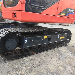 Excavadora de cadenas pequeña Doosan DH80 usada, excavadora hidráulica de 8 toneladas para construcción y obras municipales - Product Image 6