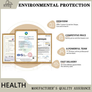 Nuovo Design eco-friendly personalizzabile di forma unica accettabile di alta qualità carta ondulata moderna gatto graffio - Product Image 6