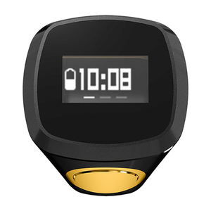 Anneau intelligent R100, montre de santé pour la prière arabe, compteur de points vers la <span class=keywords><strong>Mecque</strong></span>, affichage de l'heure, rappel de prière musulmane, compteur de prière 2024, anneau pour hommes - Product Image 6