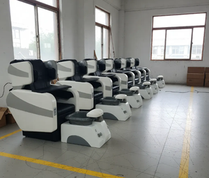 เก้าอี้นวดทำเล็บเท้าสปาหรูหรา ระบบอ่างน้ำวนไร้ท่อ ปรับระดับได้ พร้อมระบบนวดไฟฟ้า วัสดุ PU ดีไซน์ทันสมัย - Product Image 6