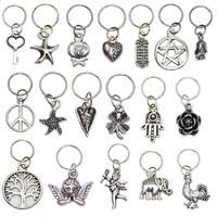 Pendentifs capillaires multi-styles en argent antique, anneaux de tresse réglables, accessoires décoratifs pour dreadlocks et locs, coiffure tendance et cool