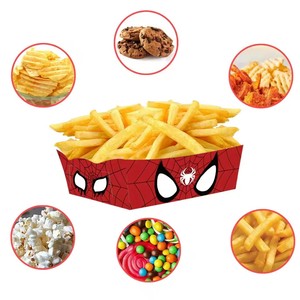 Caja Personalizada para Hamburguesas de Pollo Frito y Papas Fritas, Caja Desechable para Envasado de Comida Rápida, Contenedor para Llevar, Bandeja de Papel - Product Image 2