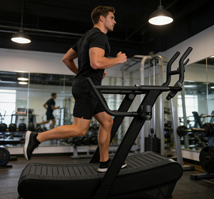 Caminadora Curva Autoalimentada Sin Motor con Pantalla LCD para Entrenamiento HIIT y Hyrox, Uso Doméstico y Comercial, Resistente - Product Image 4