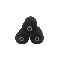 Fil de caoutchouc polyester noir 100 #/75/75 fil de caoutchouc fil élastique de haute qualité pour la production de chaussettes