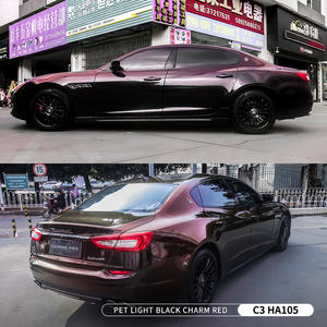 Vendita calda per animali domestici Charm rosso involucro in vinile per auto di alta qualità colore colore pellicola dimensione del rotolo 1.52*18M - Product Image 3