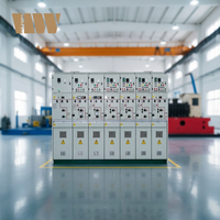 Appareillage de distribution d'énergie triphasé modulaire 630A, isolé au gaz SF6 12kV, prêt pour les réseaux intelligents, en coffret métallique, IP67, RMU