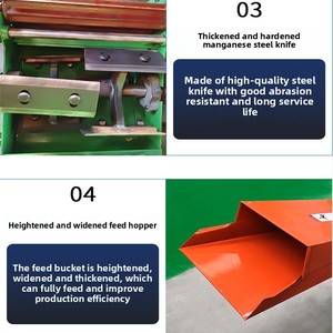 Doppio uso elettrico mangime trituratore erba per l'allevamento domestico a secco di uso umido paglia frantoio mucca pecora alimentazione Chopper motore nuovo - Product Image 3
