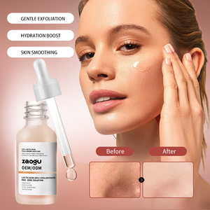 Productos para el cuidado de la piel naturales al por mayor de etiqueta privada Exfoliante Calmante 5% Suero de ácido láctico Productos orgánicos para el cuidado de la piel del acné - Product Image 2