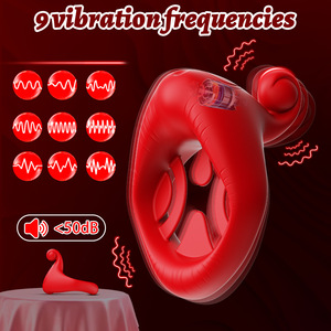 Red-lipped Clitoral Stimulation Ring <b>for</b> <b>Men</b> and Women a Delay Ring <b>for</b> Female Clitoral Stimulation Adult Product Wholesale - Product Image 2