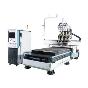 Zd1325 Atc 4 Spindels Multi-Step Houtbewerking Cnc Router Machine Multi-Heads Cnc Router
