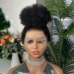 วิกผมหน้าผาก 360 องศา แบบ Afro Curl ราคาขายส่ง ผมแท้ 100% แบบ Kinky Straight - Product Image 2