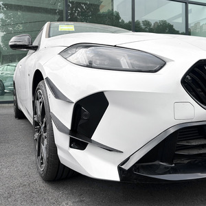 Bmw 1 Series F70 2 Series F74 M Sport Front Air Intake Side Vent Stickers Piano Black Carbon Fiber Texture Body Decals - Product Image 1