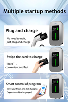 Nouvelle borne de recharge rapide AC Ocpp 7-21kW à haute vitesse, borne de recharge pour véhicules électriques, protection IP55, 16A/32A pour la recharge des véhicules électriques