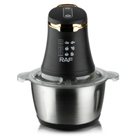 Blender multifonctionnel de haute qualité avec lame en acier inoxydable à 360 degrés, hachoir à viande électrique de cuisine, robot culinaire