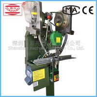 Machine automatique de fixation de bouton pression en métal en plastique pour la fabrication de presse à rivets de poche en jean prix fixation à pression
