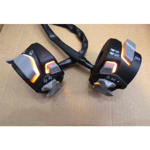 Phổ LED màu xe máy tay lái chuyển đổi sửa đổi điều khiển cho tín hiệu lần lượt sừng & ánh sáng - Product Image 6