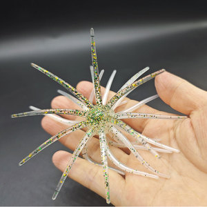 TG 9.8g boule <span class=keywords><strong>de</strong></span> Fuzz oursin leurres <span class=keywords><strong>de</strong></span> pêche TPE appâts souples appâts en Silicone pour <span class=keywords><strong>la</strong></span> <span class=keywords><strong>dorade</strong></span> bar pêche au Mandarin tilapia truite - Product Image 3