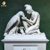 Estatua de Mármol de Antonio Canova de París, Tamaño Real, Tallada a Mano, Figura Clásica Griega/Romana, MILY