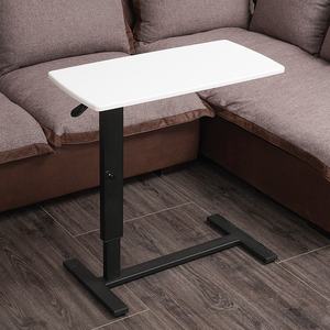 Adjustable Mobile Metal Overbed Bedside Coffee Table Easy-to-<strong>Store</strong> Sofa Side Table with Storage for <strong>Computers</strong> - Product Image 6