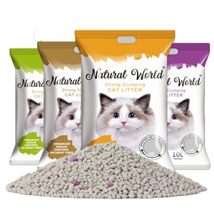 Litière pour <span class=keywords><strong>chat</strong></span> en bentonite de forme sphérique, à faible poussière, écologique, naturelle, à forte agglomération, blanche, parfum personnalisé, 10L, <span class=keywords><strong>filtre</strong></span> - Product Image 1