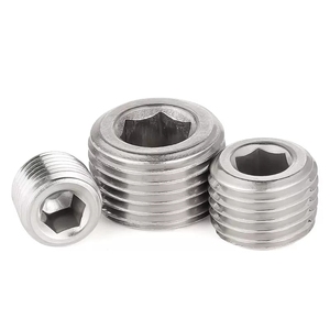 PT NPT 1/4 filettatura "3/8" 1/2 "3/4" 1 "DIN906 presa esagonale rastremata per tubo - Product Image 2