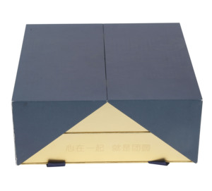 Hộp Bao Bì Các Tông Tùy Chỉnh Lễ Hội Sang Trọng Hộp Quà Bánh Trung Thu 4 Ô Giấy - Product Image 3