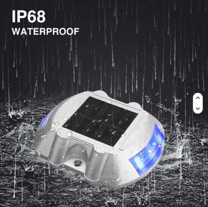 सौर ऊर्जा कास्ट एल्यूमीनियम वर्ग सड़क को रात के समय उपयोग के लिए उच्च चमक परावर्तक डबल-पक्षीय दफन सड़क स्टड लाइट्स - Product Image 1