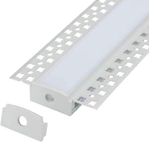 <span class=keywords><strong>Plafond</strong></span> en placoplâtre extrudé profilé aluminium encastré pour lumière led cloison sèche <span class=keywords><strong>rail</strong></span> d'angle profilé aluminium led léger - Product Image 1