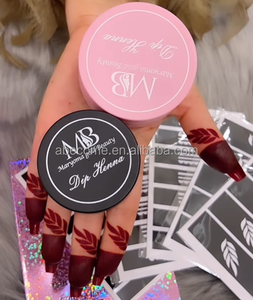 En gros 10ml Nail Art Timbre Doigt Dip <span class=keywords><strong>Henné</strong></span> Polonais Personnalisable Pochoir Temporaire pour les Fêtes De Mariage Mehndi Conception - Product Image 2