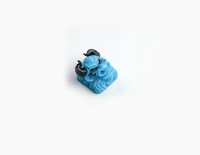Wholesale Resin Keycaps Special Customized DIY Keys for Mechanical RGB Keyboard Gaming Keycaps Bull Head Keycap with Multi-color