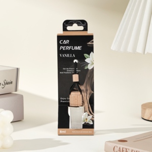 Profumatore per Auto Cono Aroma LQ-005, Olio Essenziale 8ml in Bottiglia di Vetro, Fragranza a Lunga Durata 30 Giorni, Clip per Bocchetta di Ventilazione - Product Image 6