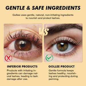 Gollee 2 in 1 uzun ömürlü 8 hafta sonu DIY poşet kaldırma kirpik kirpik perma kiti kore besleyici balsamı kirpik kaldırma poşet kiti - Product Image 6