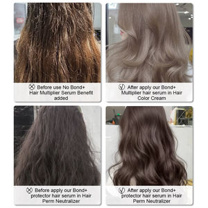 Produits liquides de soin des cheveux de marque privée OEM sérum de traitement à l'huile capillaire à la kératine hydrolysée supplément de traitement pour les cheveux - Product Image 4