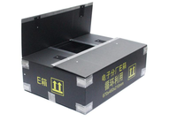 Conteneurs conducteurs ouverts, boîtes de protection antistatique ESD en PP recyclé, personnalisables pour l'électronique grand public (appareils photo/écouteurs)