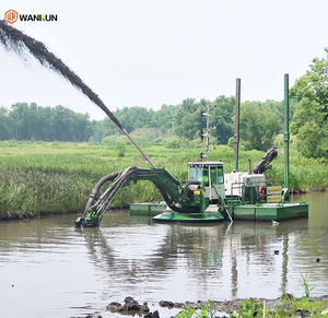 Draga Multifunzione Anfibia a Taglio e Aspirazione, Escavatore Anfibio per Ambienti Fluviali e Dragaggio - Product Image 4