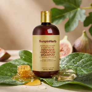 Nettoyant capillaire hydratant intensif au miel de Manuka, huile de Mafura et beurre de karité pour cheveux secs, abîmés et bouclés - Product Image 1