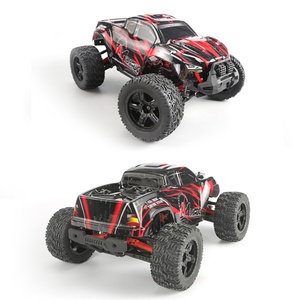 Camion monstre tout-terrain RC électrique 4x4 à l'échelle 1/10 Brushless REMO Hobby SJY-1035 2,4 GHz MMAX, voiture RC de simulation professionnelle - Product Image 1