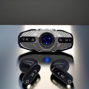 새로운 멋진 재미있는 제품 2024 인-이어 F1 메카 무선 이어폰 스테레오 사운드 헤드셋 헤드폰 마이크 게임 음악 모드 - Product Image 5