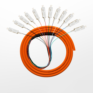 ตัวเชื่อมต่อไฟเบอร์แบบมัลติโหมด Simplex SC คุณภาพสูง สายไฟเบอร์ออปติกแบบ Pigtail LSZH สำหรับเครือข่าย FTTH - Product Image 1