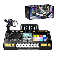Clavier électronique de mixage DJ pour enfants de 5 à 14 ans, spectacle de lumière musical, matériau ABS sûr et éducatif