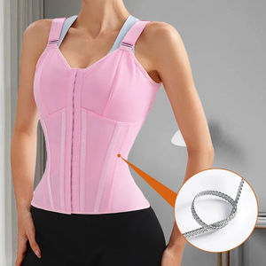 Femmes 13 os en acier sablier ventre contrôle corps ceinture respirant soutien-gorge taille Cincher pour ventre entraînement post-partum gilet - Product Image 3