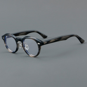 Monture <span class=keywords><strong>de</strong></span> lunettes 5806 pour hommes et femmes, style anti-lumière bleue, verres transparents, monture en acétate <span class=keywords><strong>de</strong></span> marque, lunettes vintage pour femmes - Product Image 1