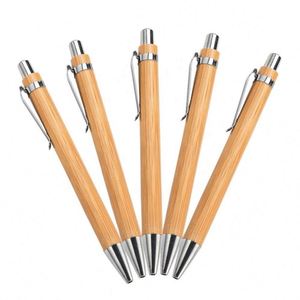 Personalized Bamboo Wooden Ballpoint Pen - Black <b>Ink</b> 1mm, Engraved <b>Refills</b>, Ideal for Gifts & Office Supplies - Product Image 2